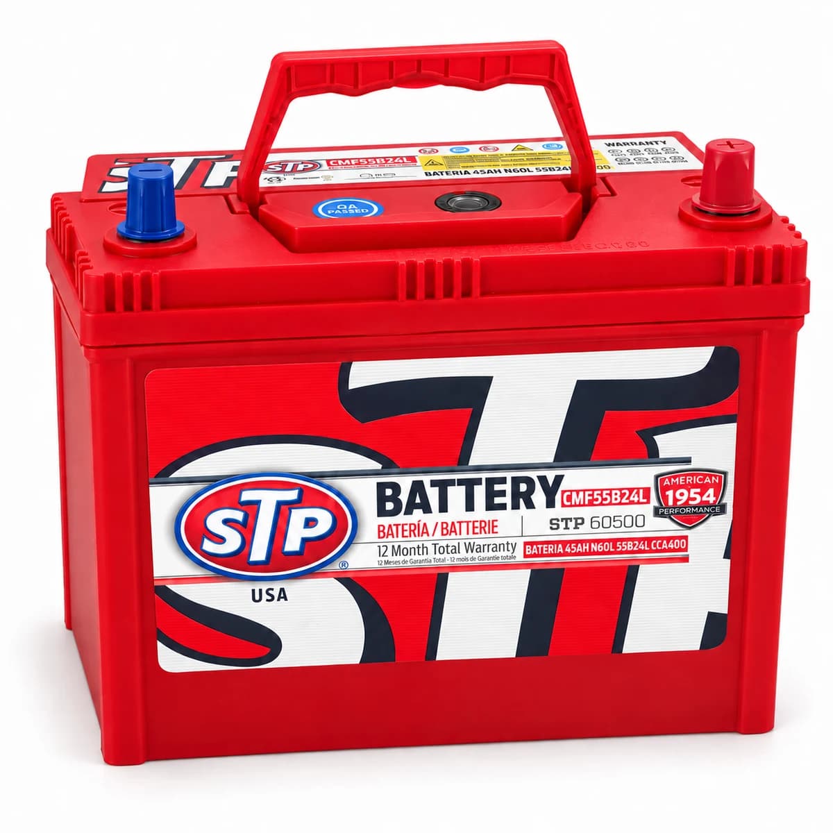 BATERIA 45AH 55B24L NS60L CCA400 (- +) B Pequeño Sin Pestaña L236-AN128-Al220 STP - vista principal