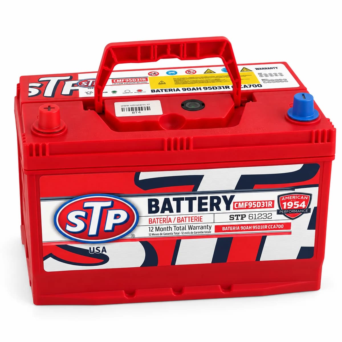 BATERIA 90AH 95D31R CCA700 (+ -) L301-AN172-AL220 STP - vista principal