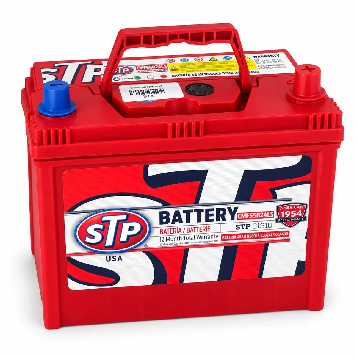 BATERIA 45AH 55B24LS NS60LS CCA400 (- +) STP - vista principal
