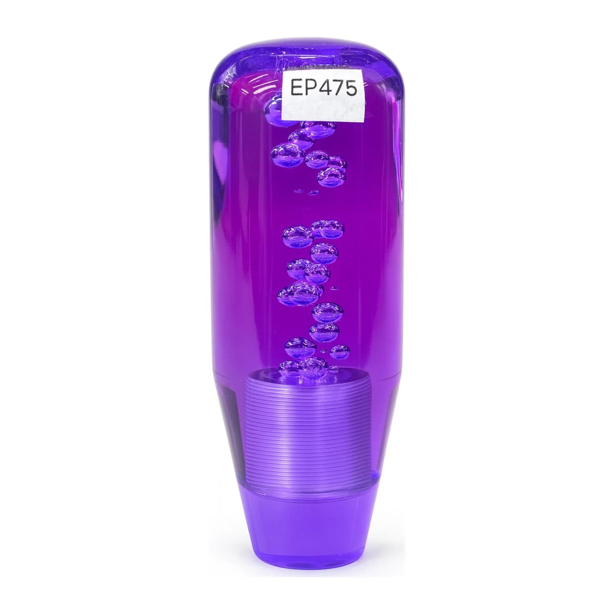 POMO DE PALANCA DE CAMBIOS ALARGADO 9CM BURBUJA MORADO - vista principal
