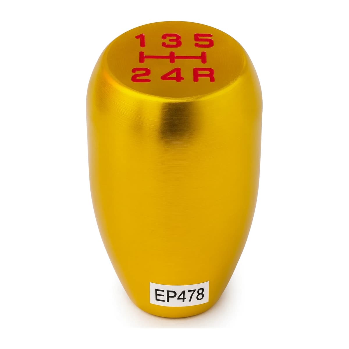 POMO DE PALANCA DE CAMBIOS CORTO 6CM ALUMINIO AMARILLO - vista principal