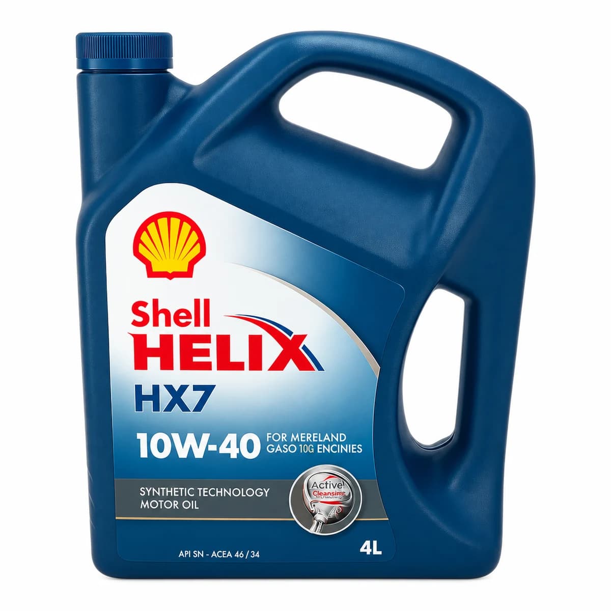 ACEITE 10W40 SHELL HELIX HX7 4LT - vista principal