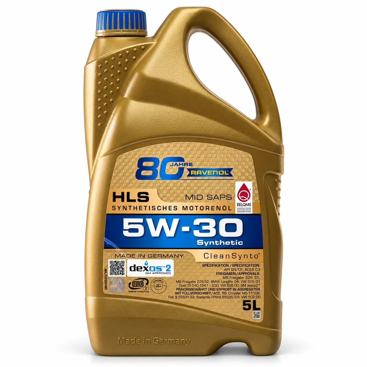 ACEITE 5W-30 RAVENOL HLS 5L - vista principal