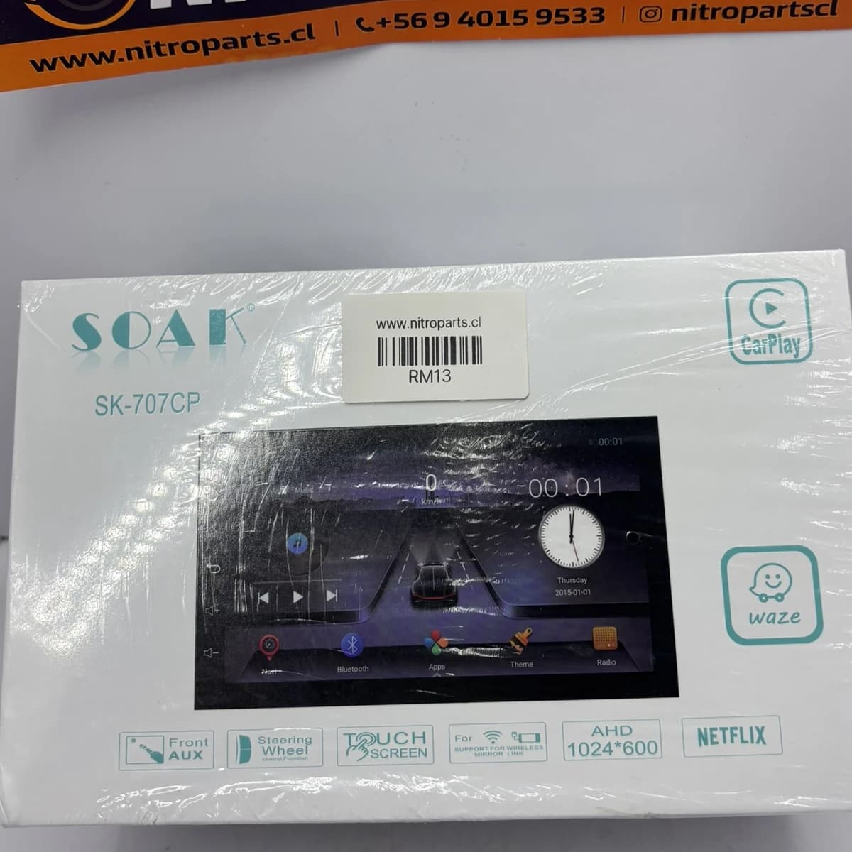RADIO ANDROID DE 7 MARCA SOAK 6GB 128 - vista principal
